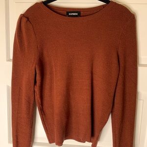 Express pumpkin color sweater